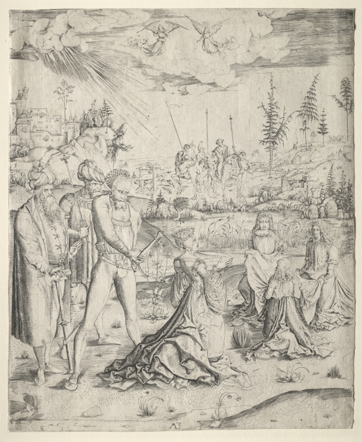 The Martyrdom of St. Catherine by Master MZ