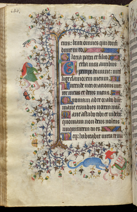 Hours of Charles the Noble, King of Navarre (1361-1425): fol. 70v, Text by Master of the Brussels Initials and Associates