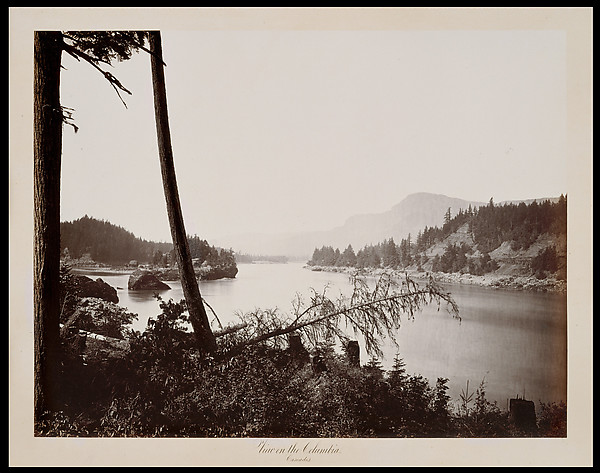 View on the Columbia, Cascades by Carleton E. Watkins