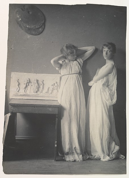 Two Pupils in Greek Dress by Thomas Eakins