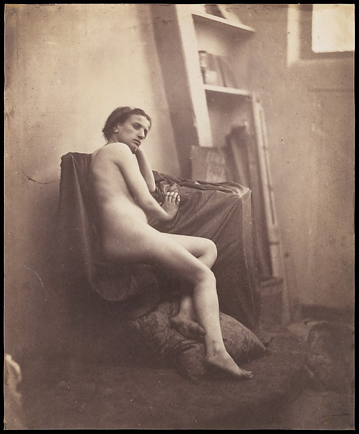 [Female Nude in Studio] by Franck-François-Genès Chauvassaignes